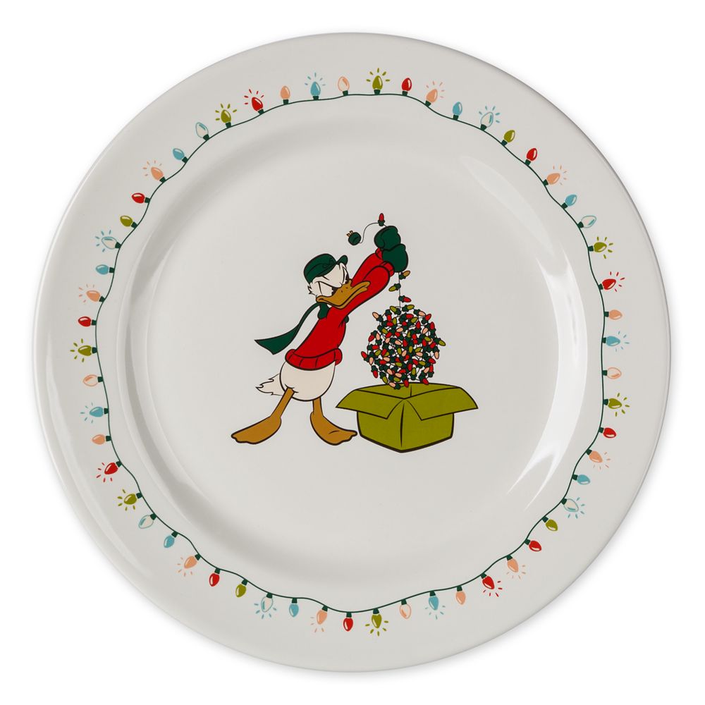 Mickey Mouse and Friends Holiday Plate Set