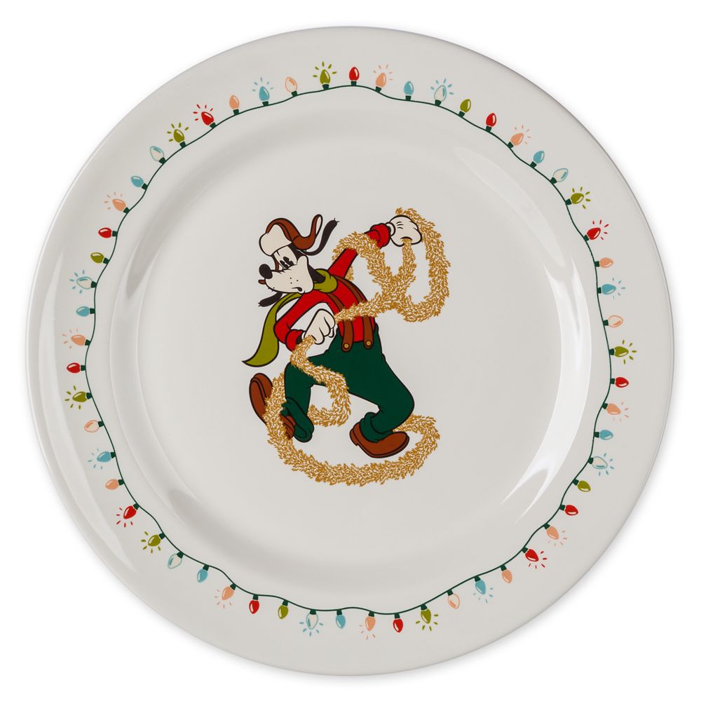 Mickey Mouse and Friends Holiday Plate Set