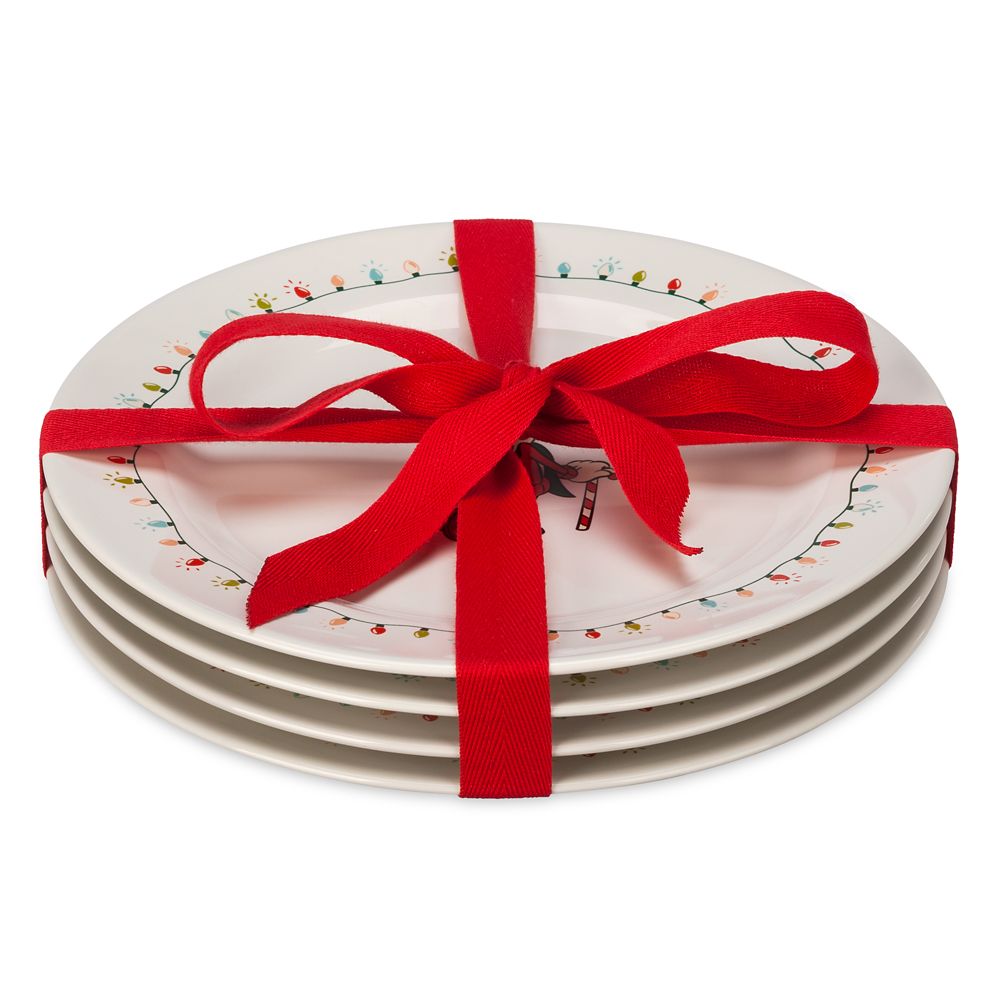 Mickey Mouse and Friends Holiday Plate Set