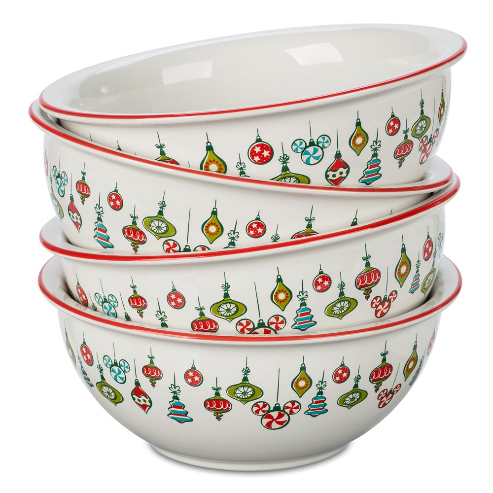 Mickey Mouse and Friends Christmas Bowl Set