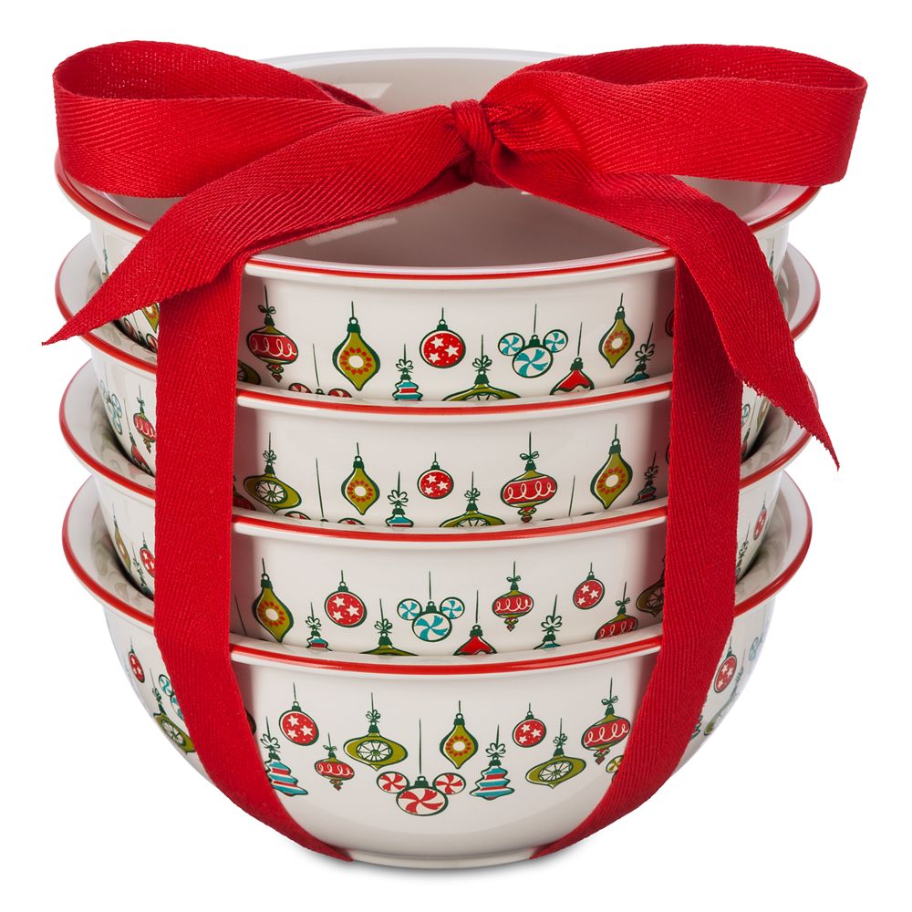 Mickey Mouse and Friends Christmas Bowl Set