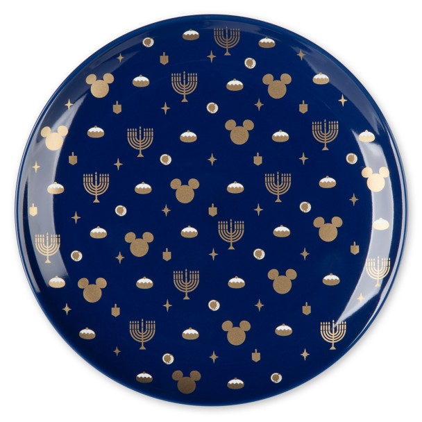 Mickey Mouse Hanukkah Salad Plate Set