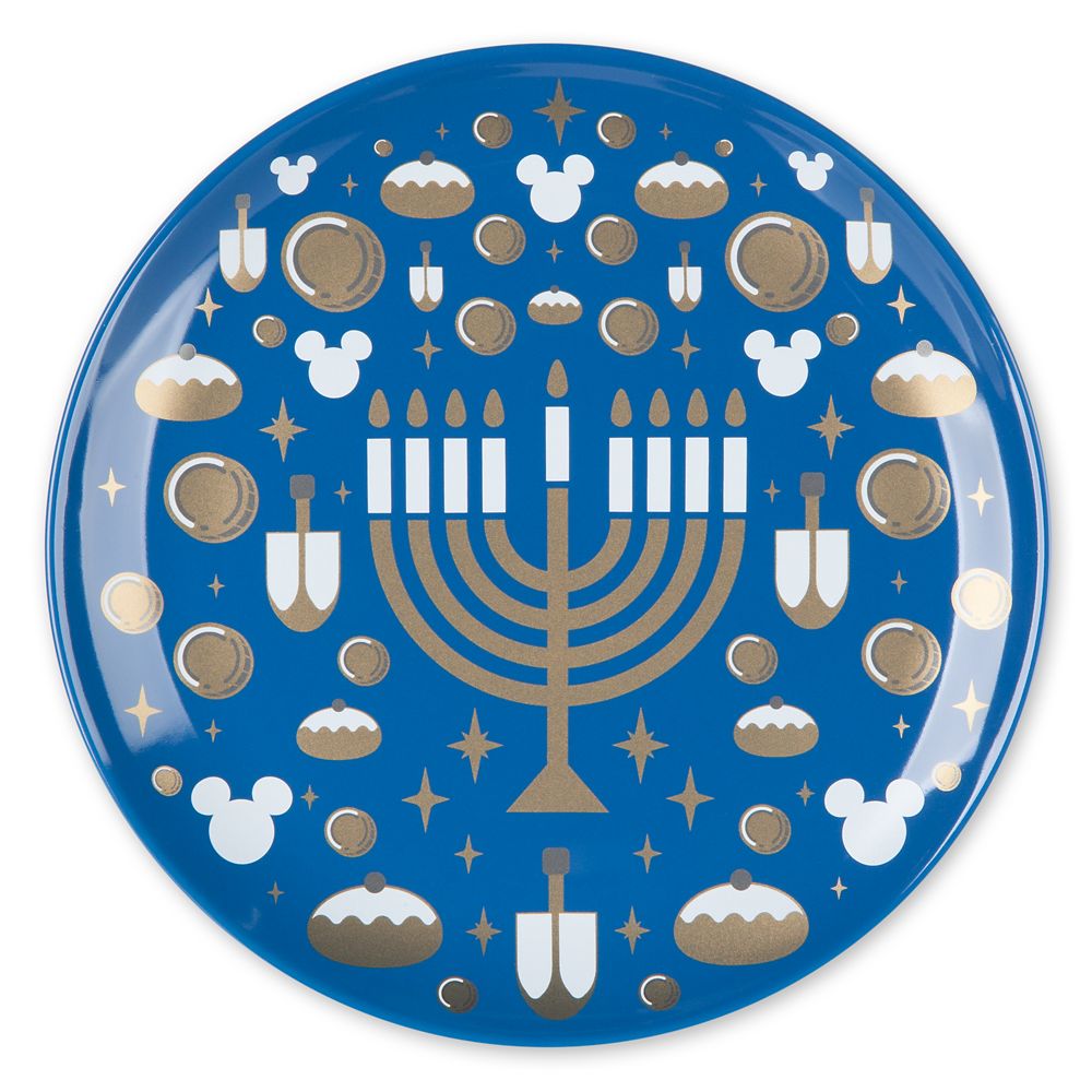 Mickey Mouse Hanukkah Salad Plate Set