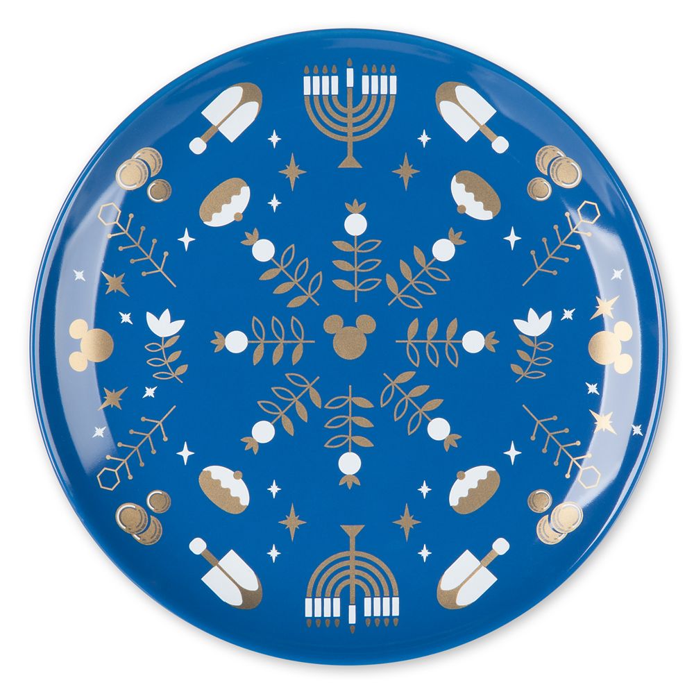 Mickey Mouse Hanukkah Salad Plate Set