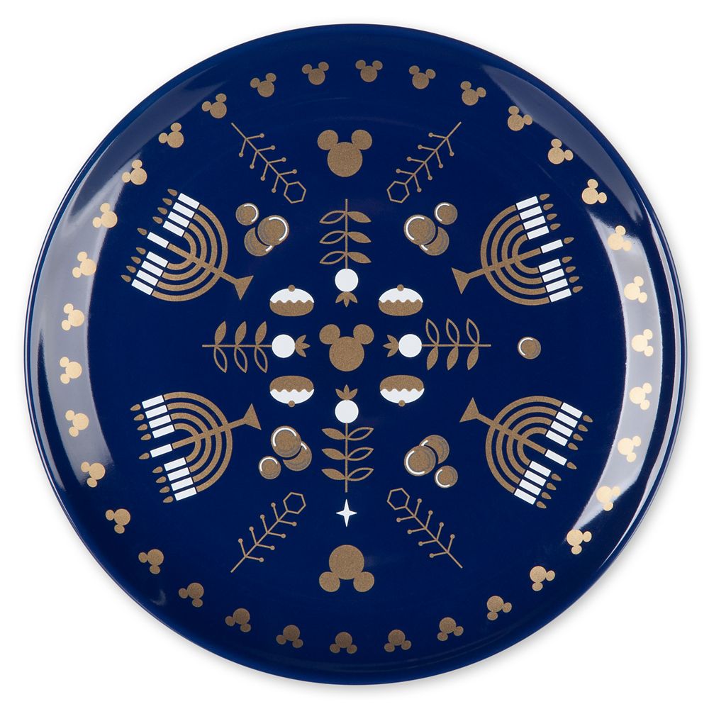 Mickey Mouse Hanukkah Salad Plate Set