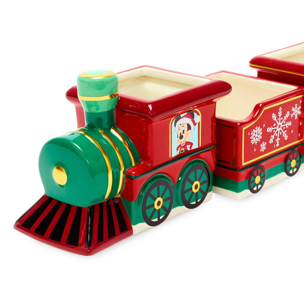 Mickey Mouse and Friends Holiday Train Bowl Set