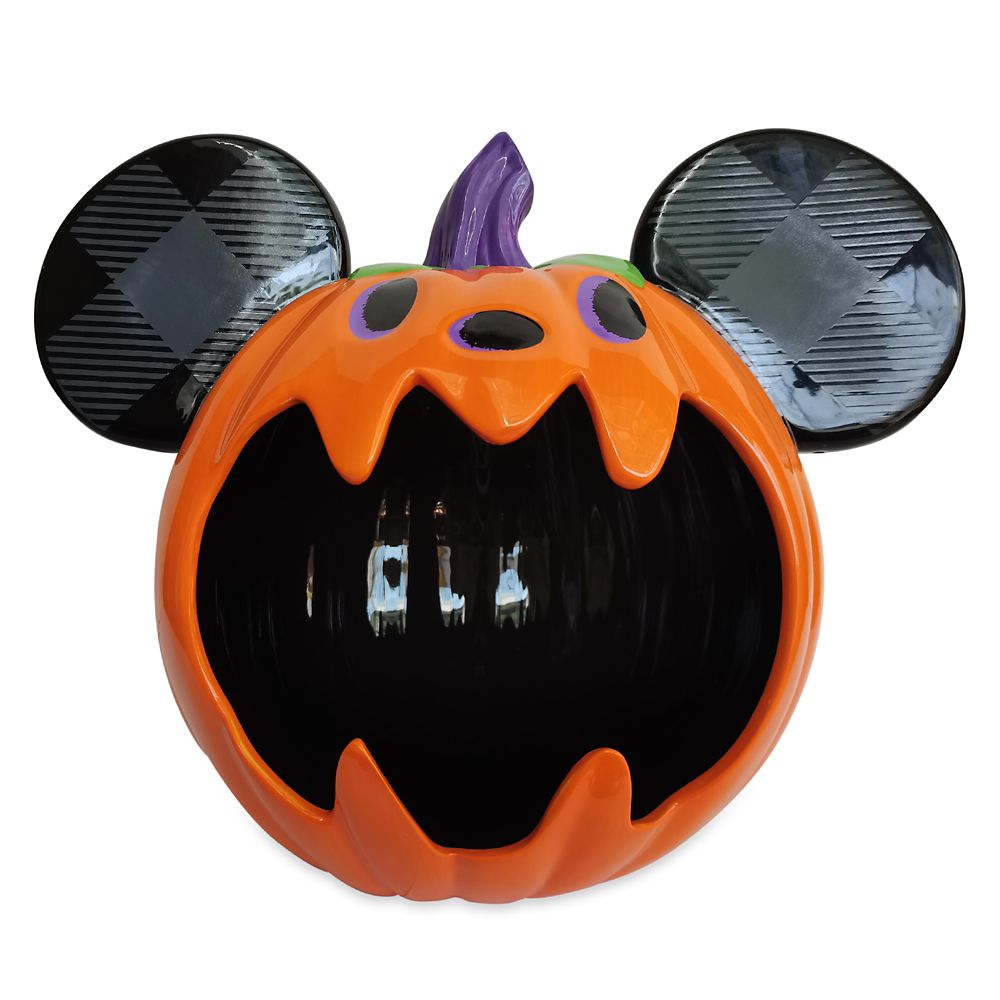 Mickey Mouse Jack-o'-Lantern Candy Bowl