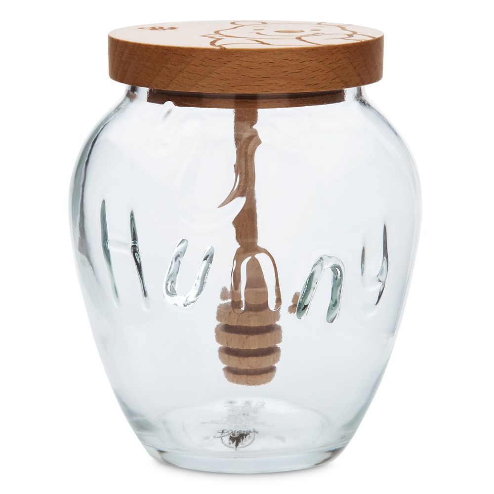 Winnie the Pooh Glass Honey Jar now available