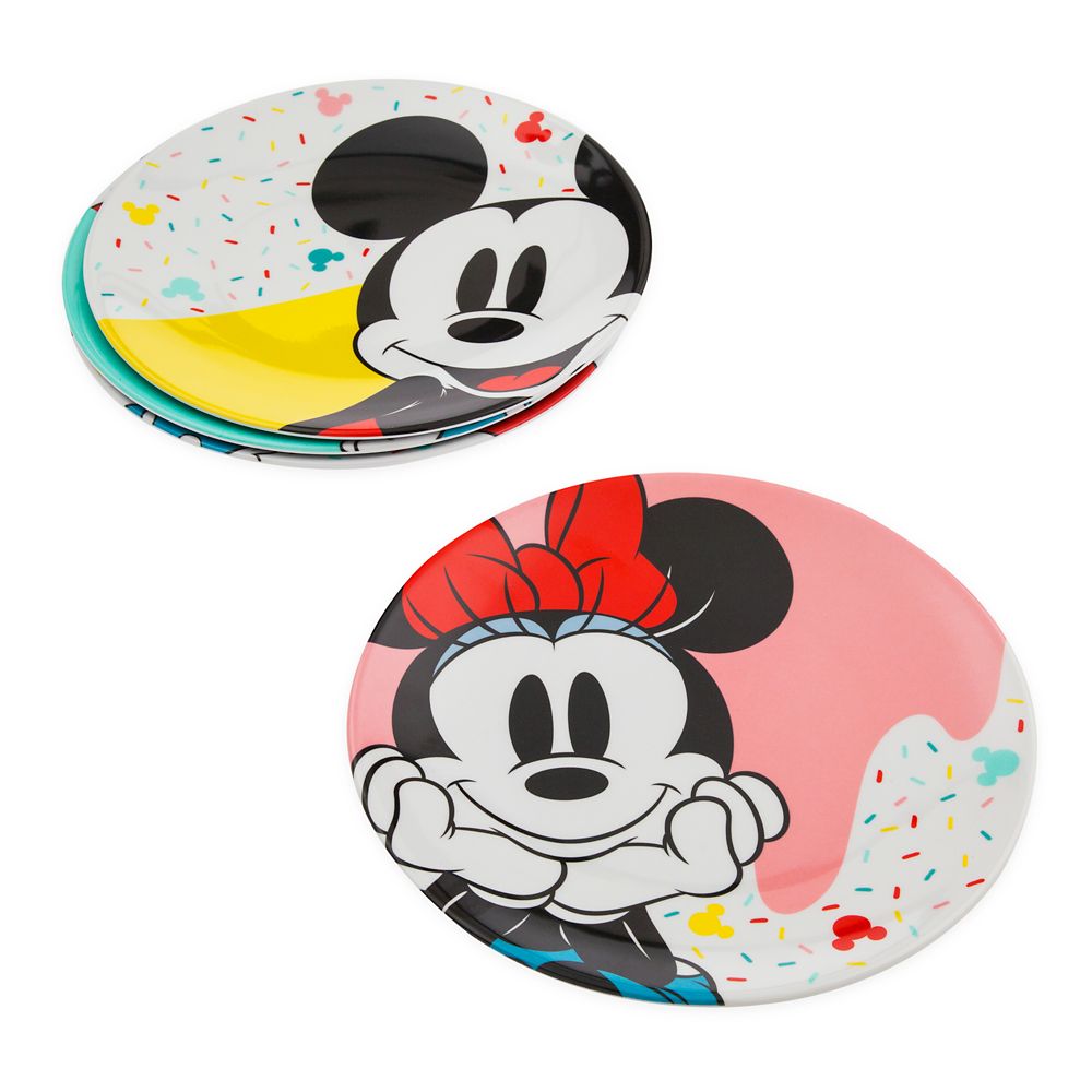 Mickey and Minnie Mouse Plate Set – Disney Eats