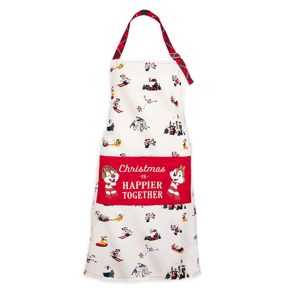 Mickey Mouse and Friends Holiday Apron for Adults is now available