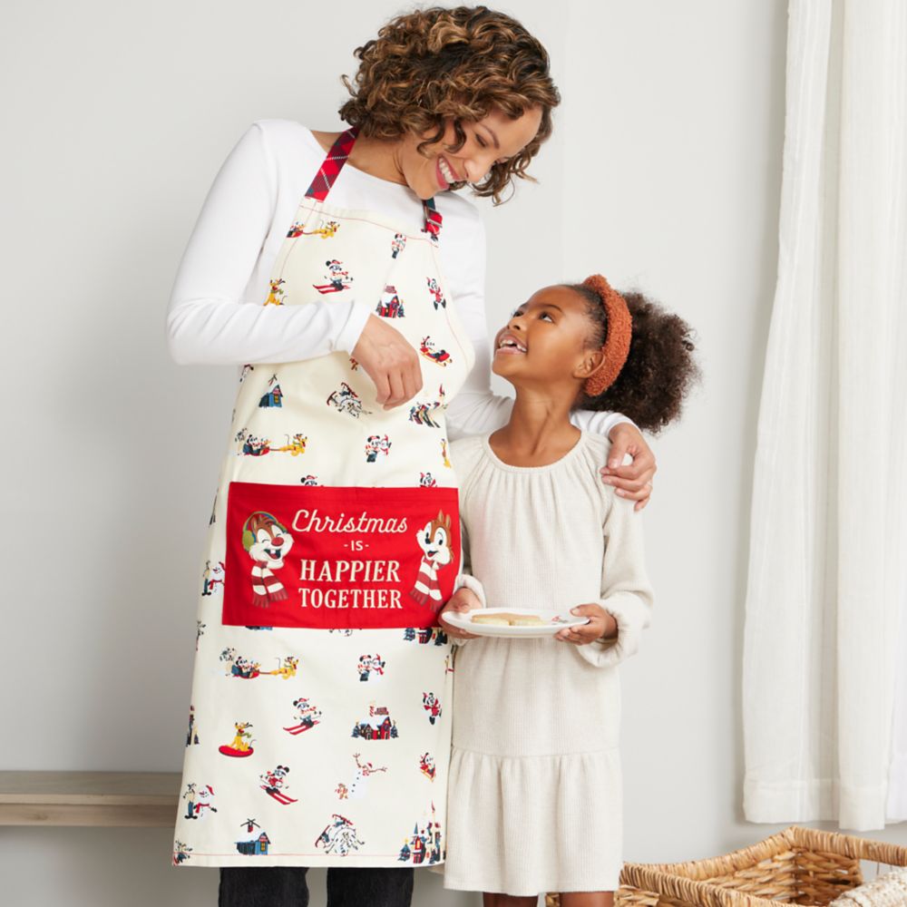 Mickey Mouse and Friends Holiday Apron for Adults