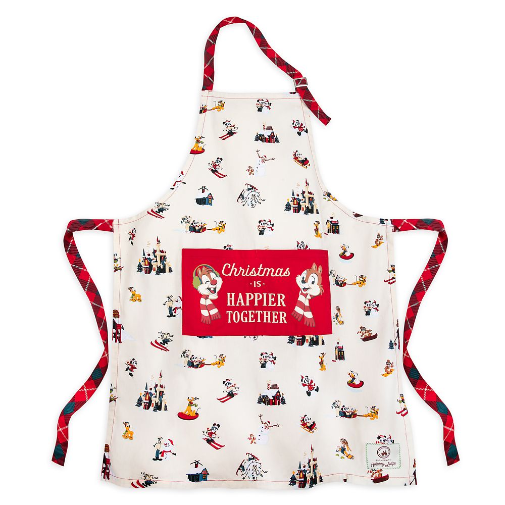 Mickey Mouse and Friends Holiday Apron for Adults