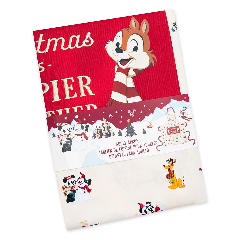 Mickey Mouse and Friends Holiday Apron for Adults