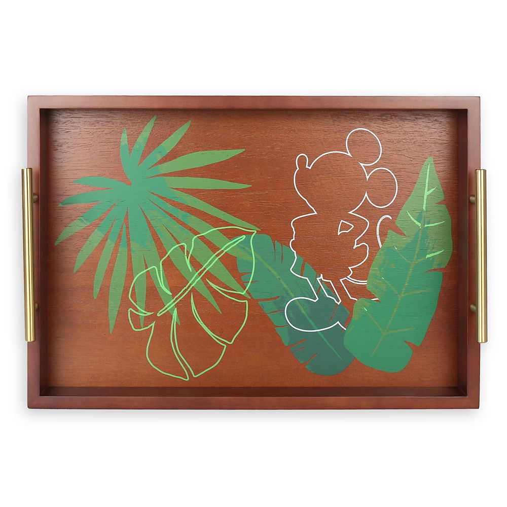 Mickey Mouse Tropical Wood Serving Tray