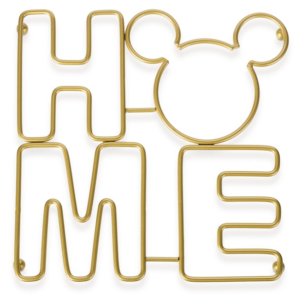 Mickey Mouse ''Home'' Trivet – Disney Homestead Collection