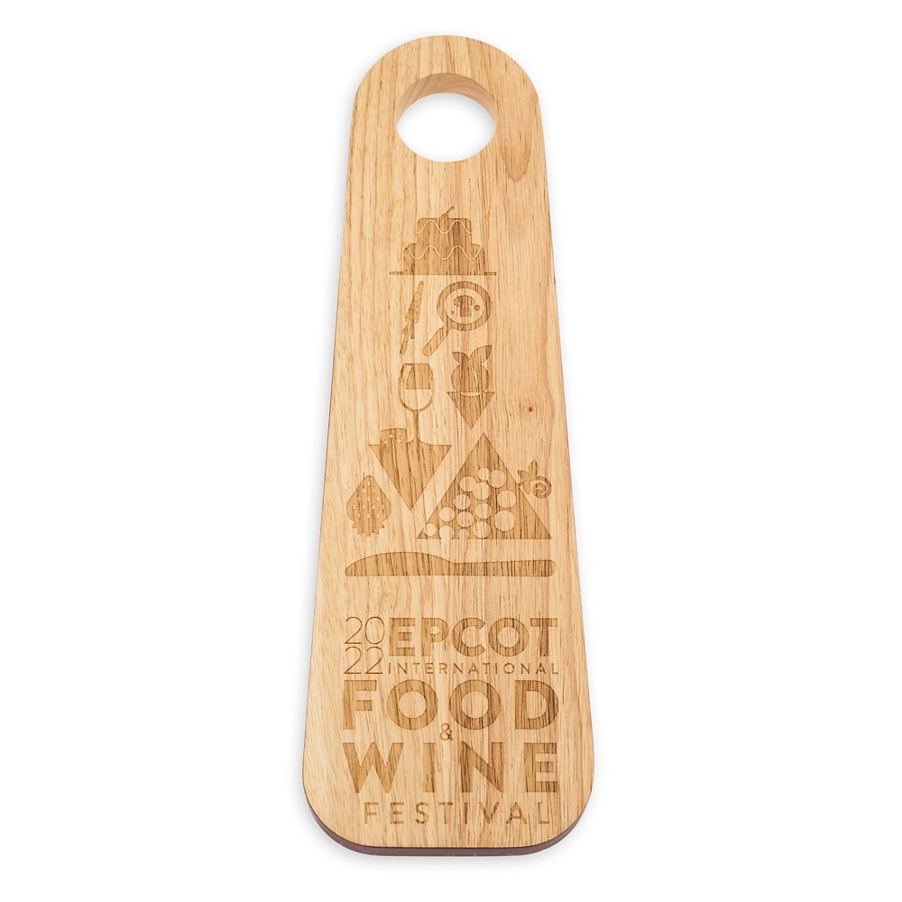 EPCOT International Food & Wine Festival 2022 Wood Serving Board now available online
