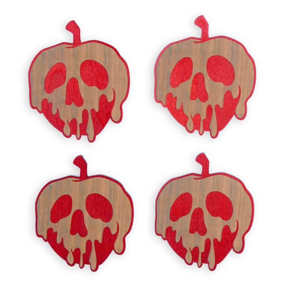 Poison Apple Coaster Set with Box – Snow White and the Seven Dwarfs