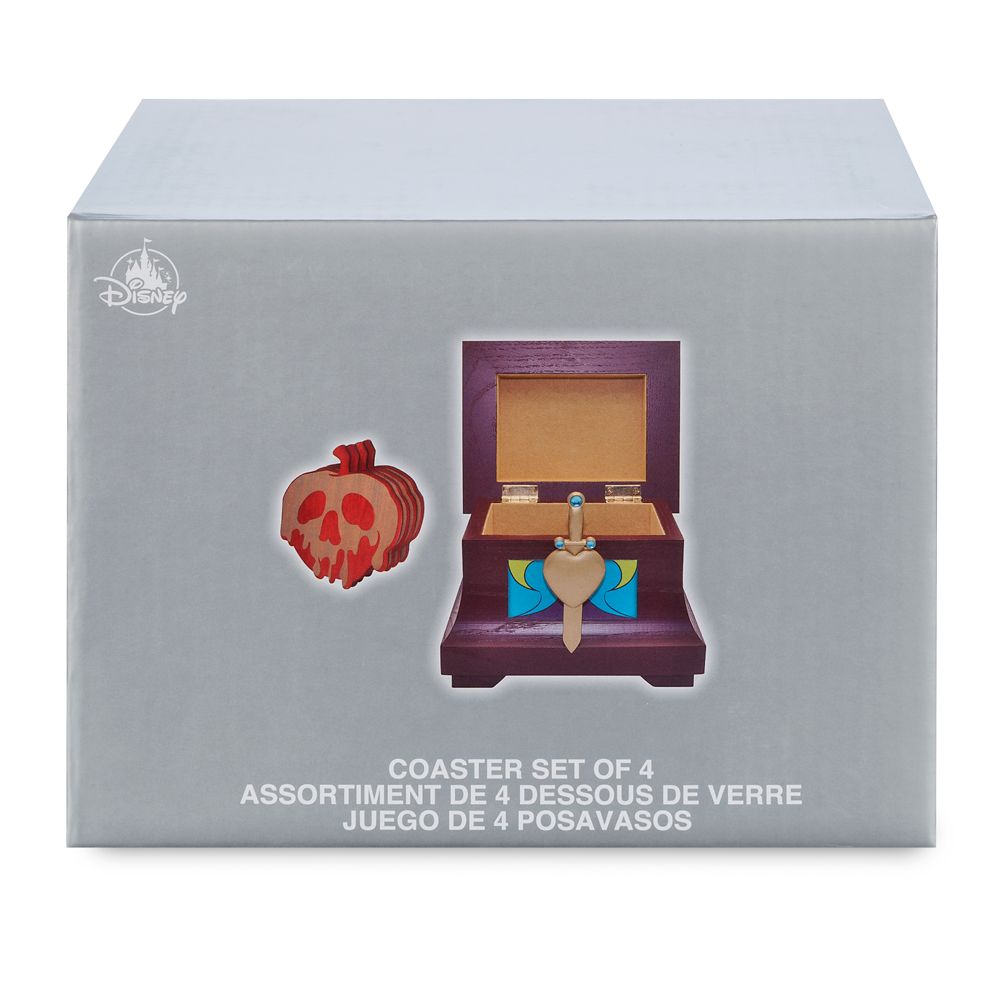 Poison Apple Coaster Set with Box – Snow White and the Seven Dwarfs