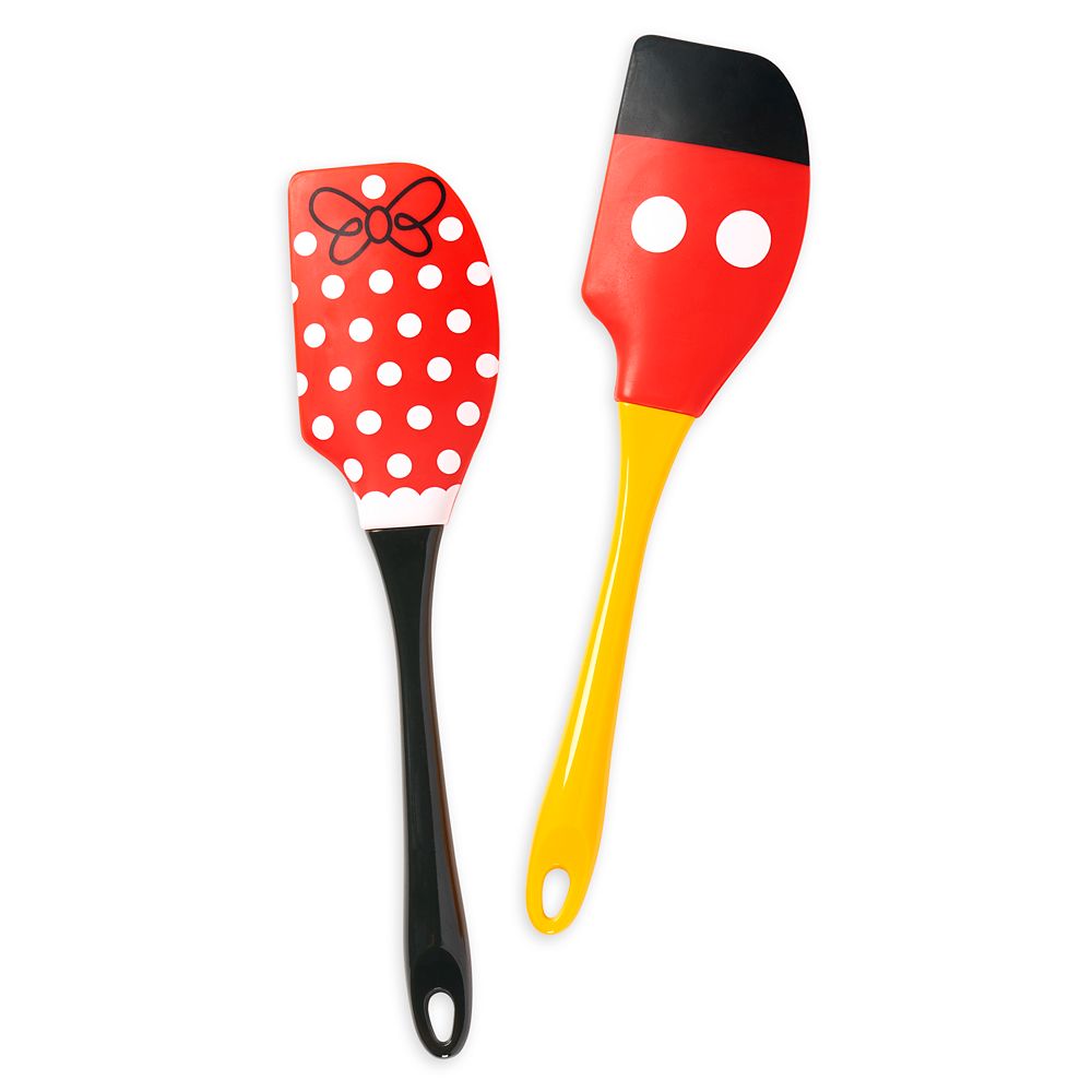 Mickey and Minnie Mouse Baking Spatula Set is now out for purchase