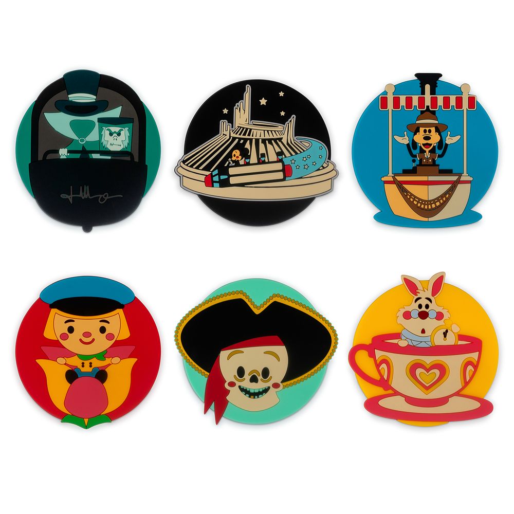 Disney Parks Drink Coaster Set by Jerrod Maruyama Disney Store