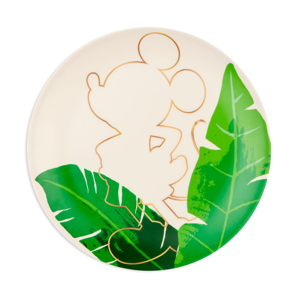 Mickey Mouse Tropical Plate Set