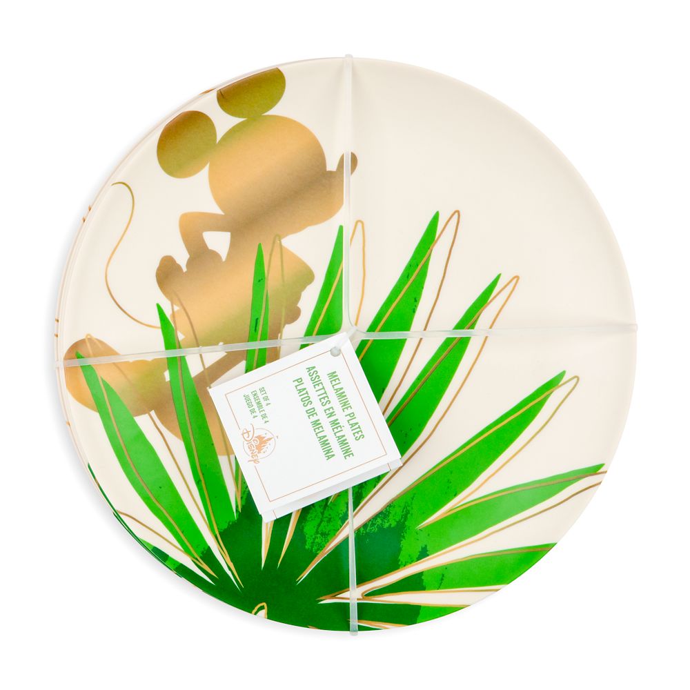 Mickey Mouse Tropical Plate Set