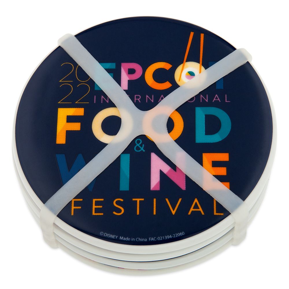 EPCOT International Food & Wine Festival 2022 Coaster Set