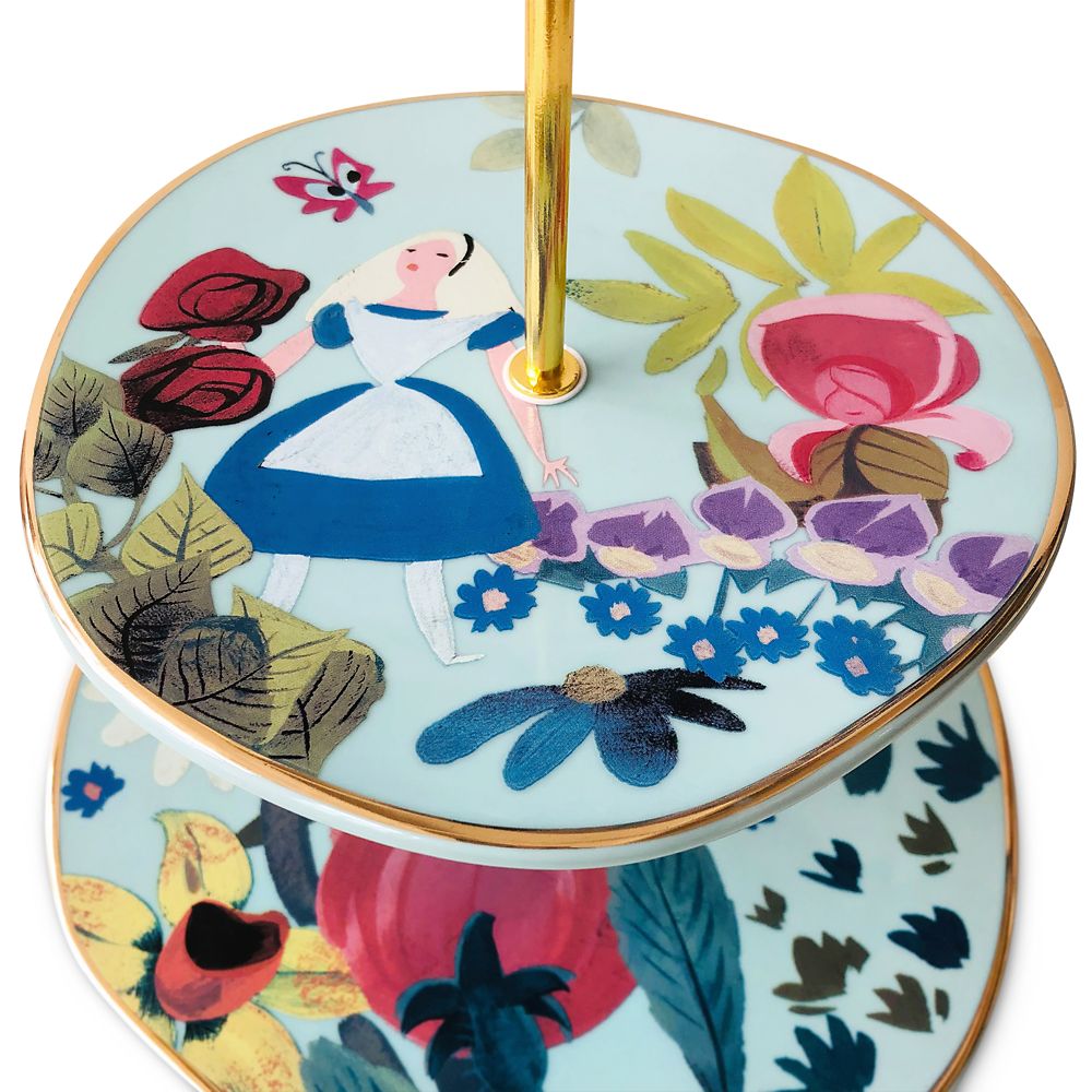 Alice in Wonderland by Mary Blair Tiered Serving Tray