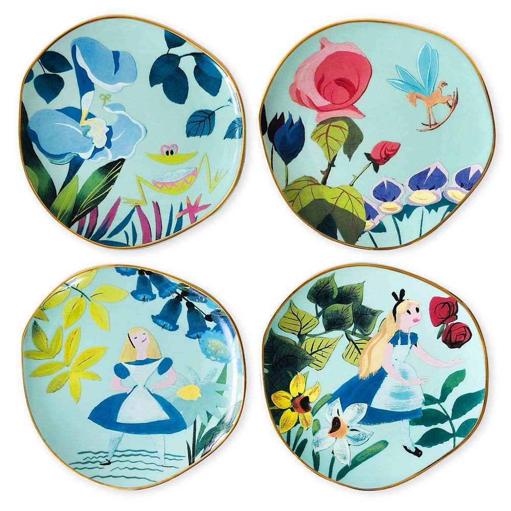 Alice in Wonderland by Mary Blair Plate Set Official shopDisney