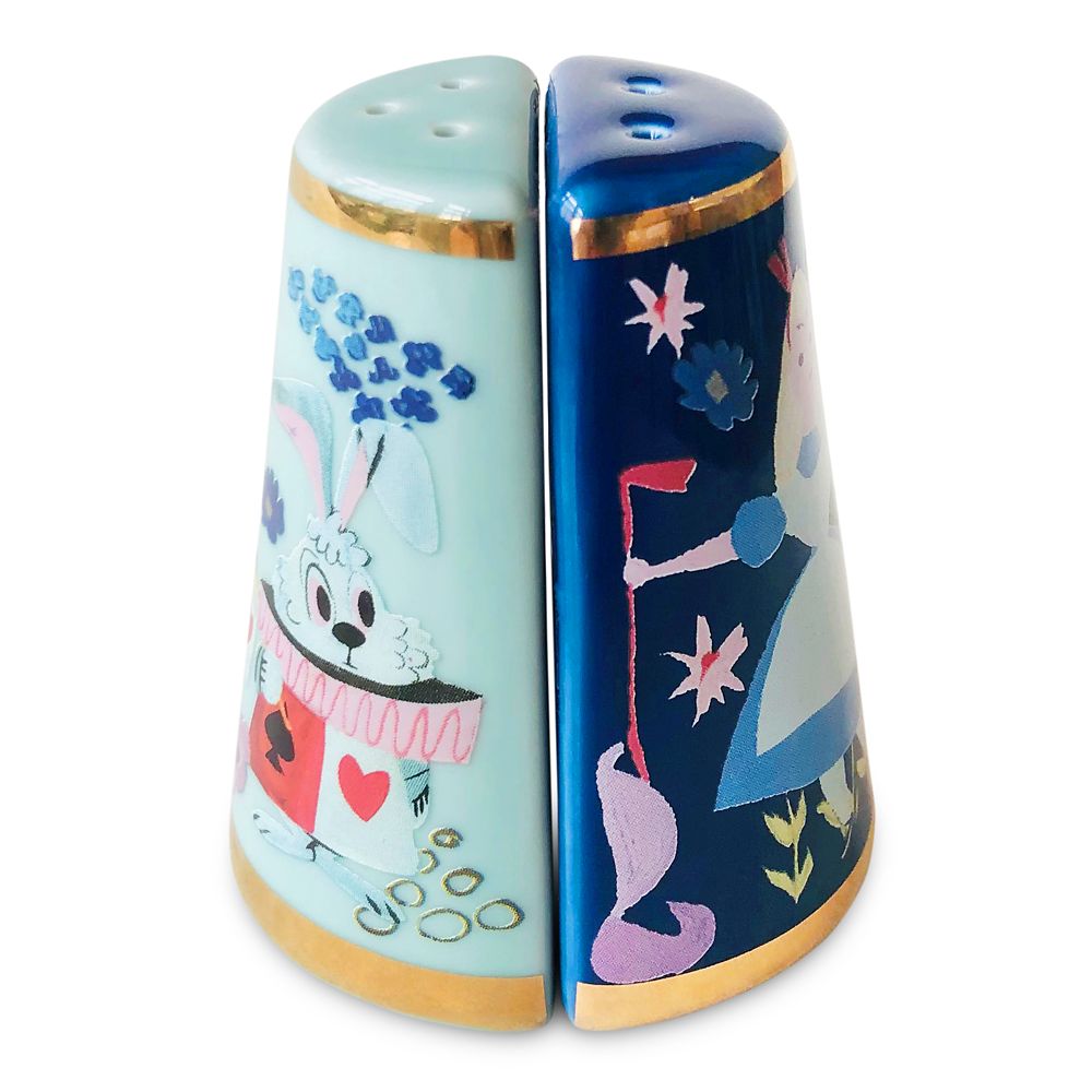 Alice in Wonderland by Mary Blair Salt and Pepper Shaker Set