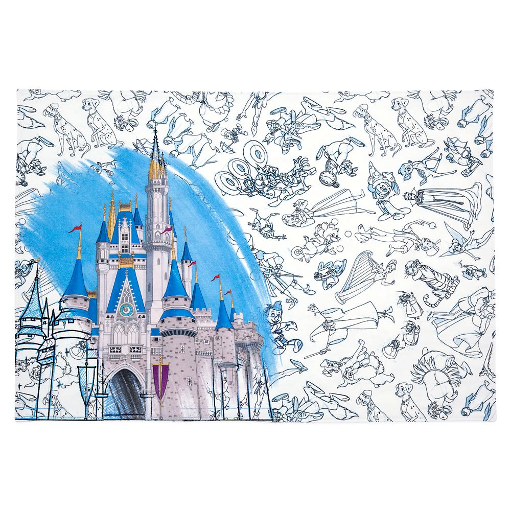 Disney Ink & Paint Reversible Placemat – Cinderella Castle