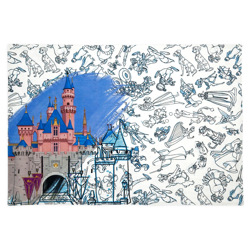 Disney Ink & Paint Reversible Placemat – Sleeping Beauty Castle