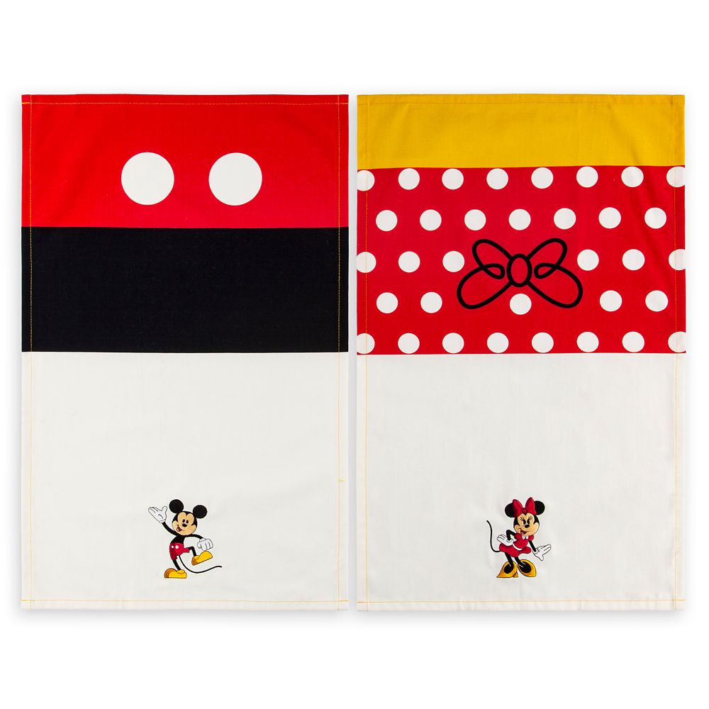 Mickey and Minnie Mouse Kitchen Towel Set Official shopDisney