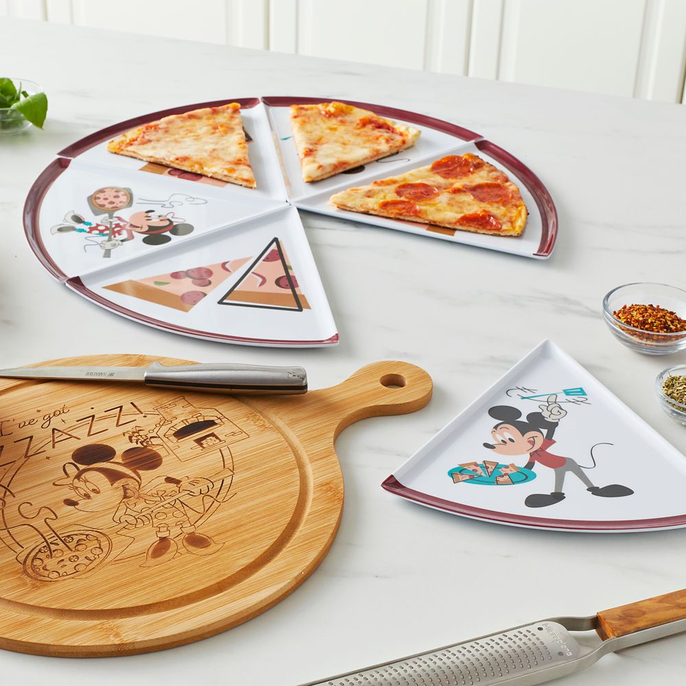 Mickey and Minnie Mouse Pizza Slice Plate – EPCOT International Food & Wine Festival 2022