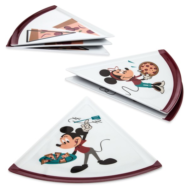 Mickey and Minnie Mouse Pizza Slice Plate – EPCOT International Food & Wine Festival 2022