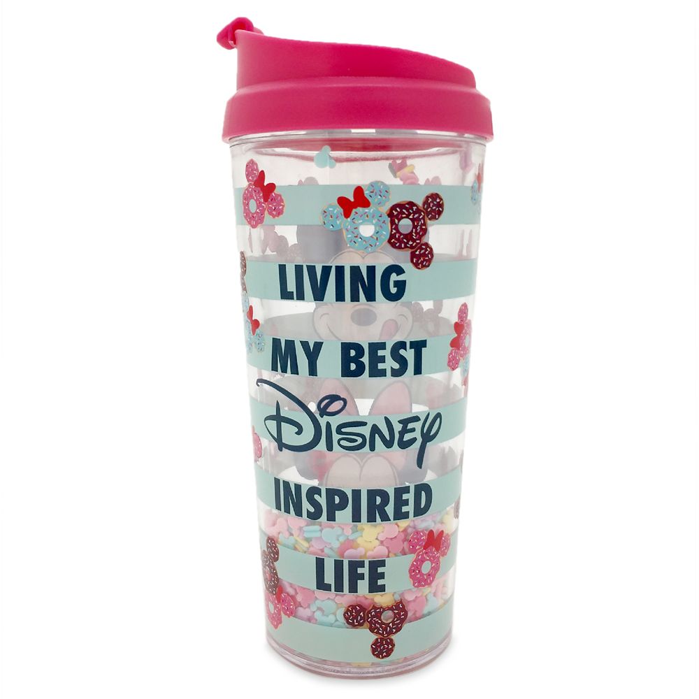 Mickey and Minnie Mouse Treats Travel Tumbler