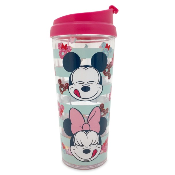 Mickey and Minnie Mouse Treats Travel Tumbler