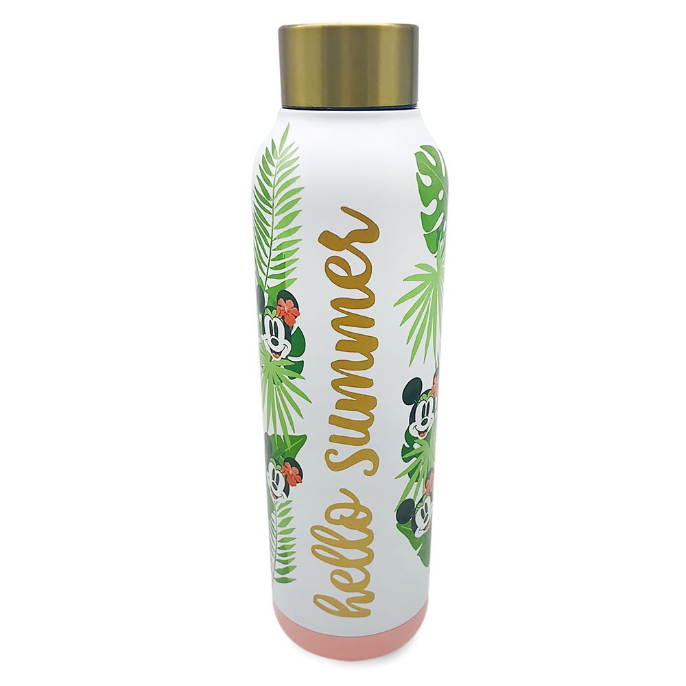 Mickey and Minnie Mouse Tropical Stainless Steel Water Bottle Official shopDisney
