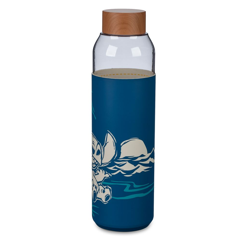 Stitch Water Bottle with Sleeve