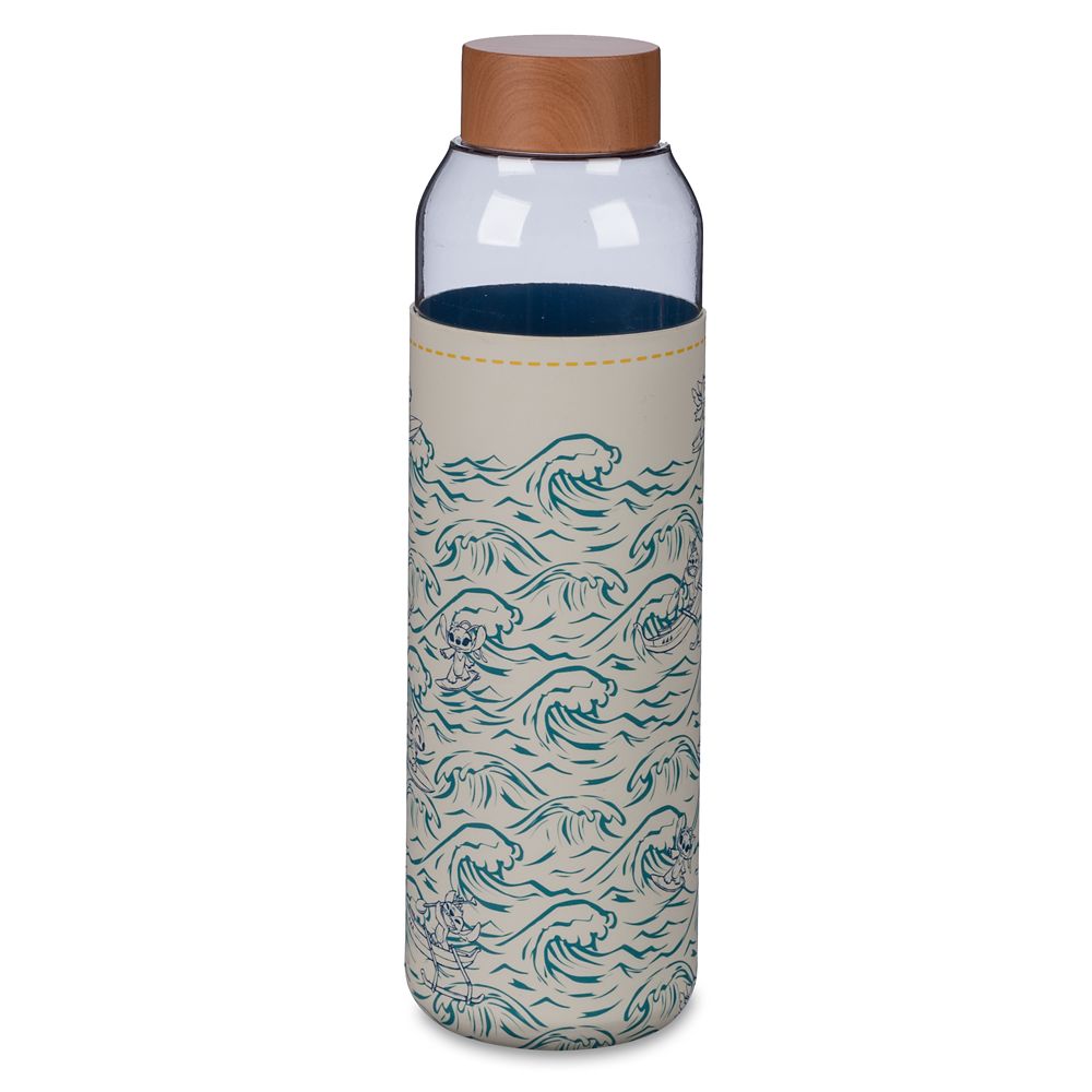 Stitch Water Bottle with Sleeve