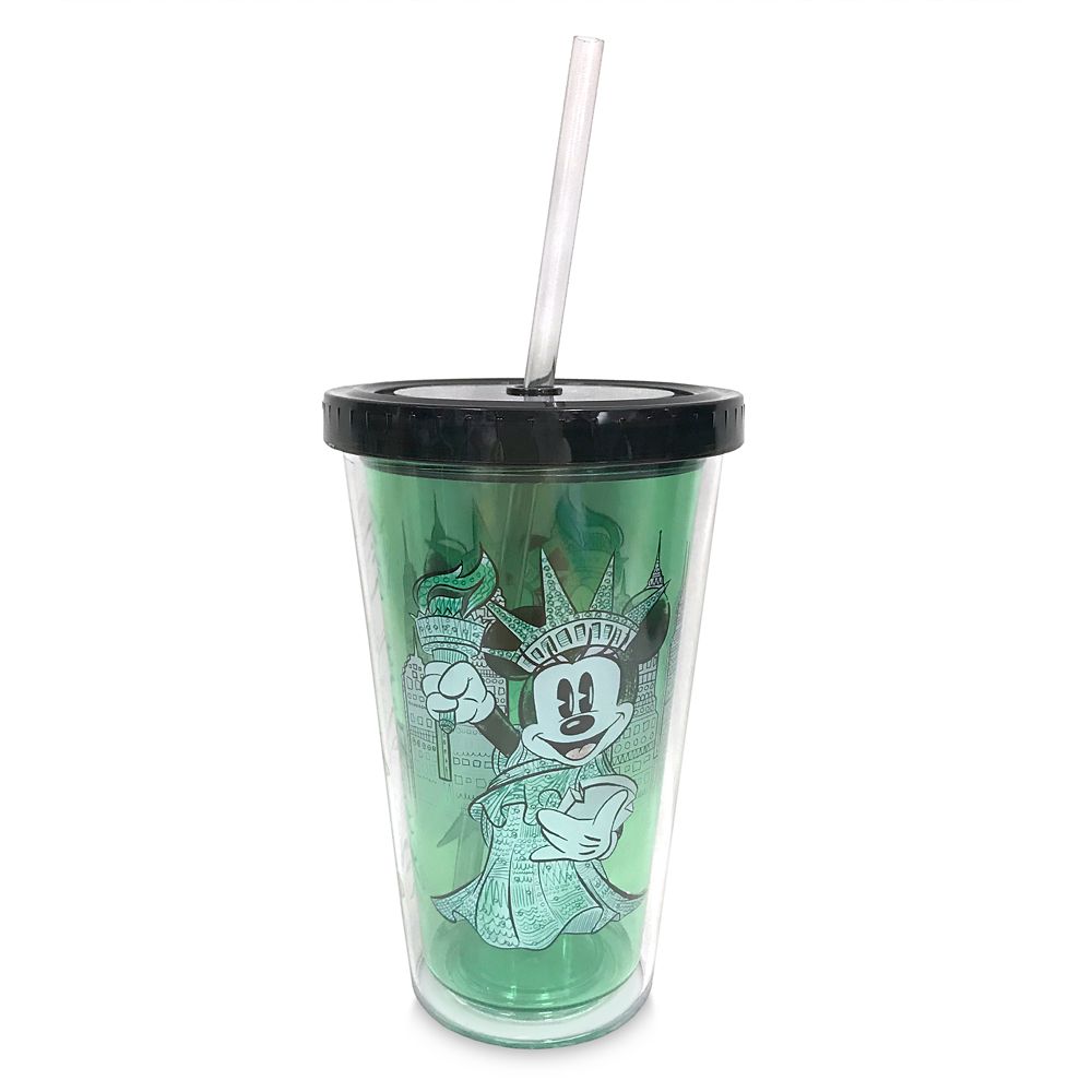 Minnie Mouse Lady Liberty Tumbler with Straw  New York City Official shopDisney