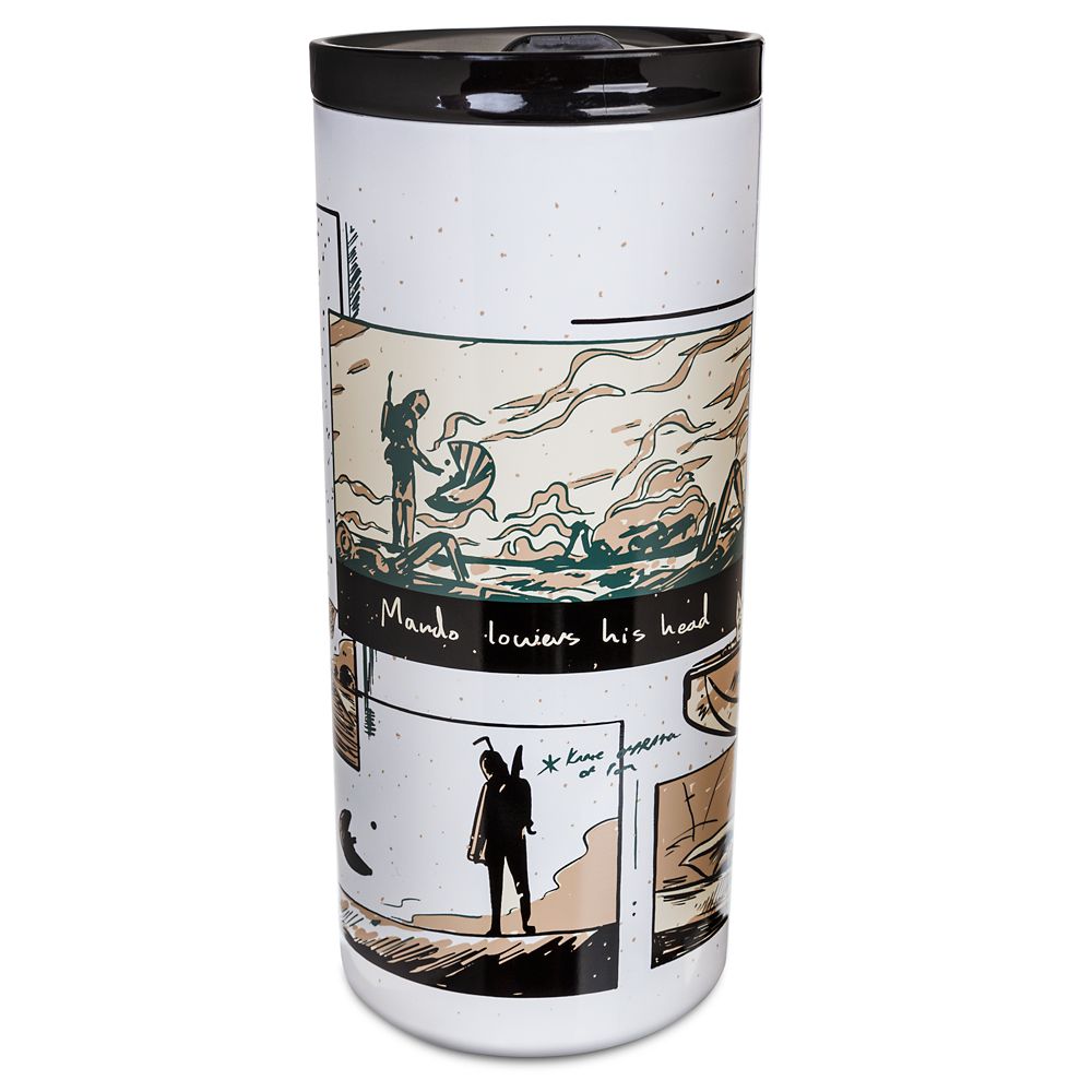Star Wars: The Mandalorian Stainless Steel Travel Tumbler with Lid Official shopDisney