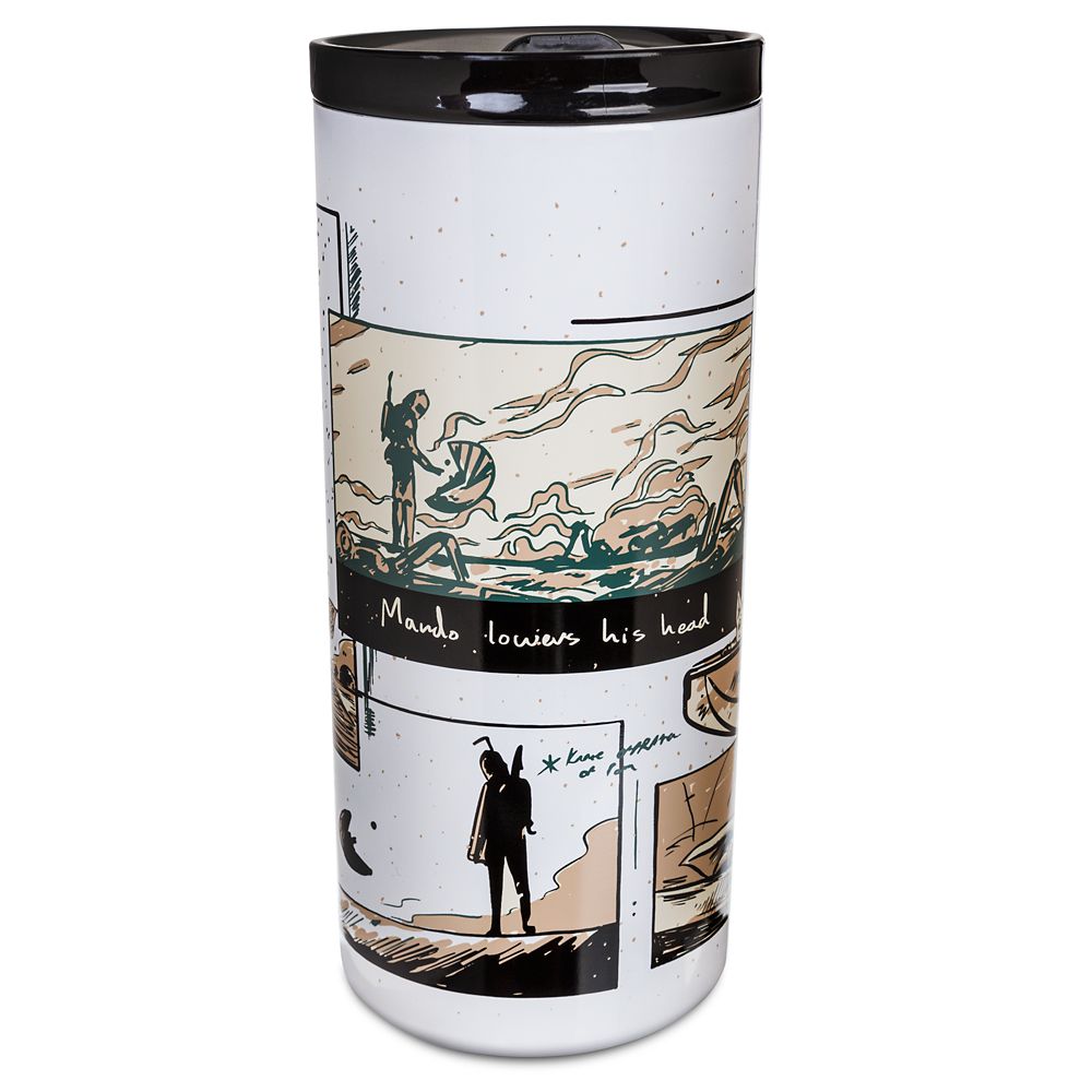 Star Wars: The Mandalorian Stainless Steel Travel Tumbler with Lid