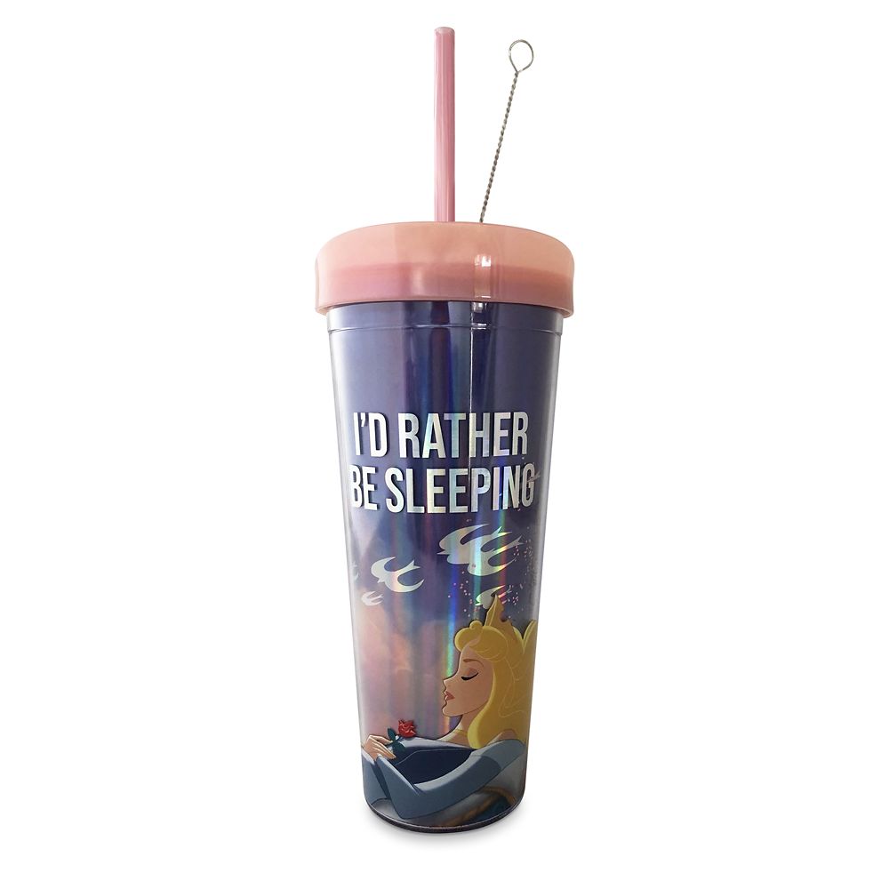 Aurora Tumbler with Straw – Sleeping Beauty