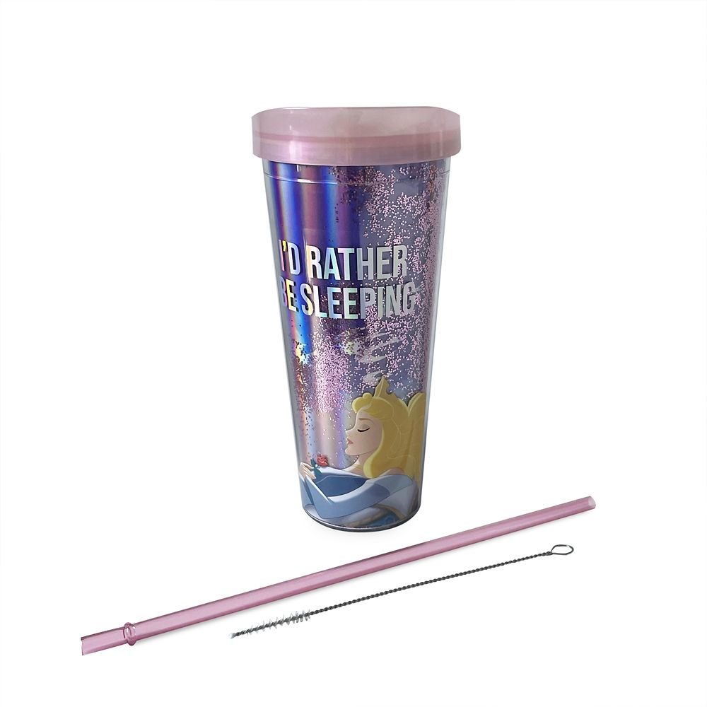 Aurora Tumbler with Straw – Sleeping Beauty