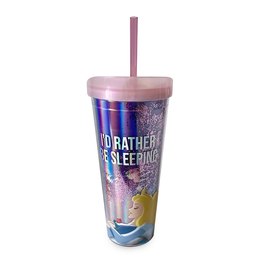 Aurora Tumbler with Straw – Sleeping Beauty