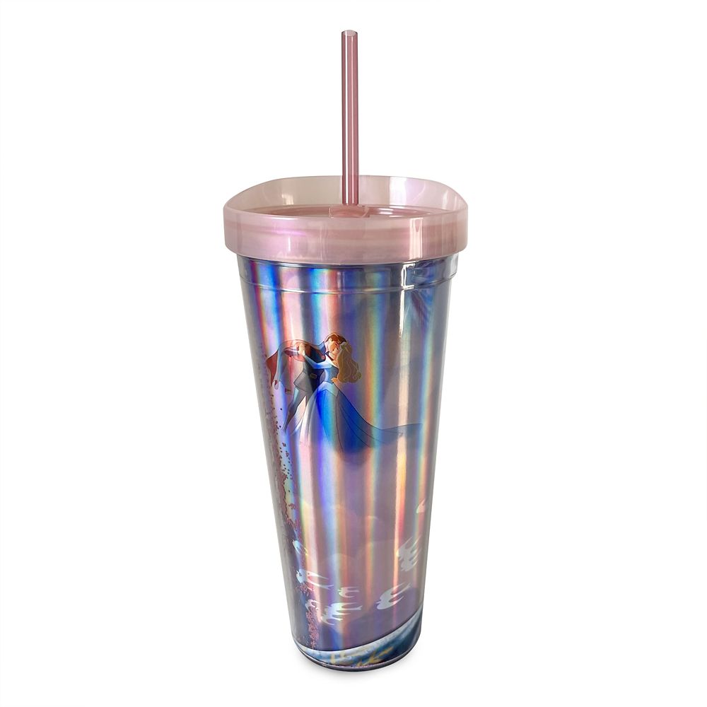 Aurora Tumbler with Straw – Sleeping Beauty