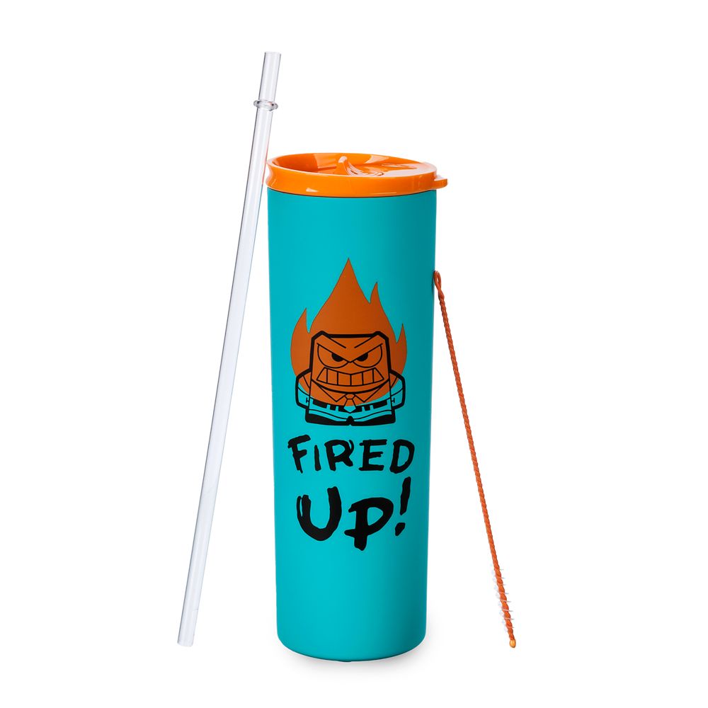 Anger Stainless Steel Tumbler with Straw – Inside Out