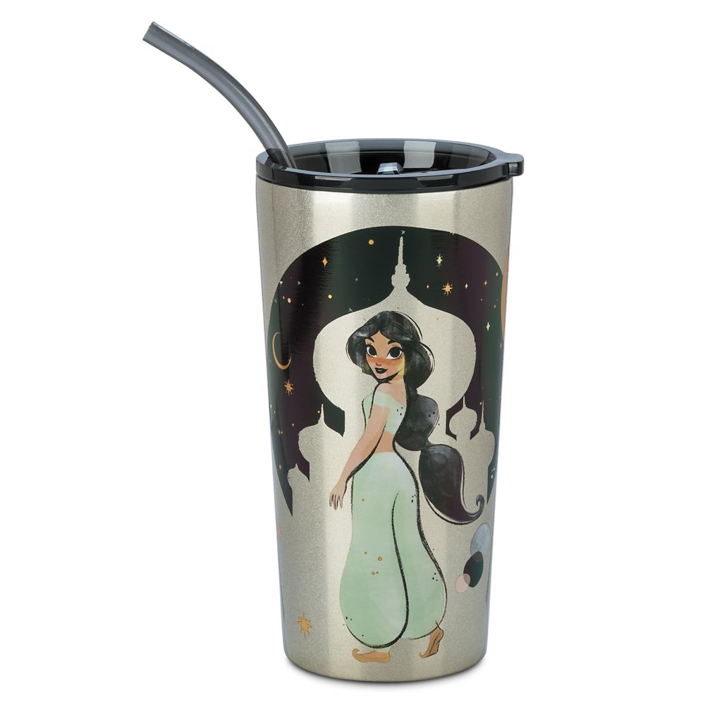 Jasmine Stainless Steel Tumbler with Straw – Aladdin