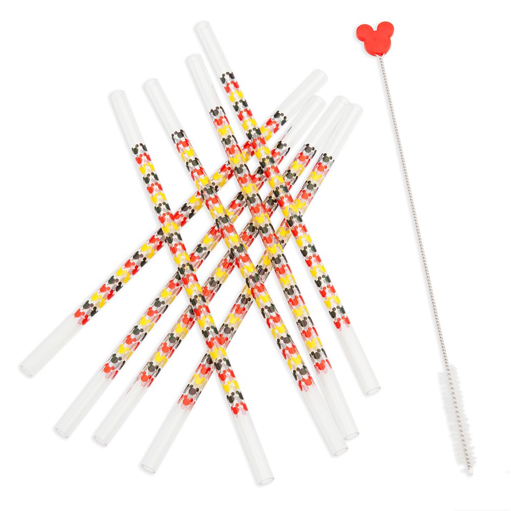 Mickey Mouse Reusable Straw Set – Disney Eats